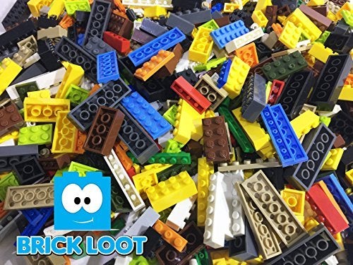 Brick Loot 1 000 Building Blocks w/Storage Box Organizer  Toy Bricks for Kids & Adults 6 Year Old +  Fun Toys for Boys or Girls  Building Block Sets  Compatible with Lego & All Brands  70 Free Pieces - Image 2